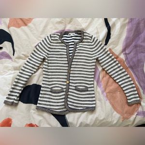 Banana Republic metallic sweater jacket size MP